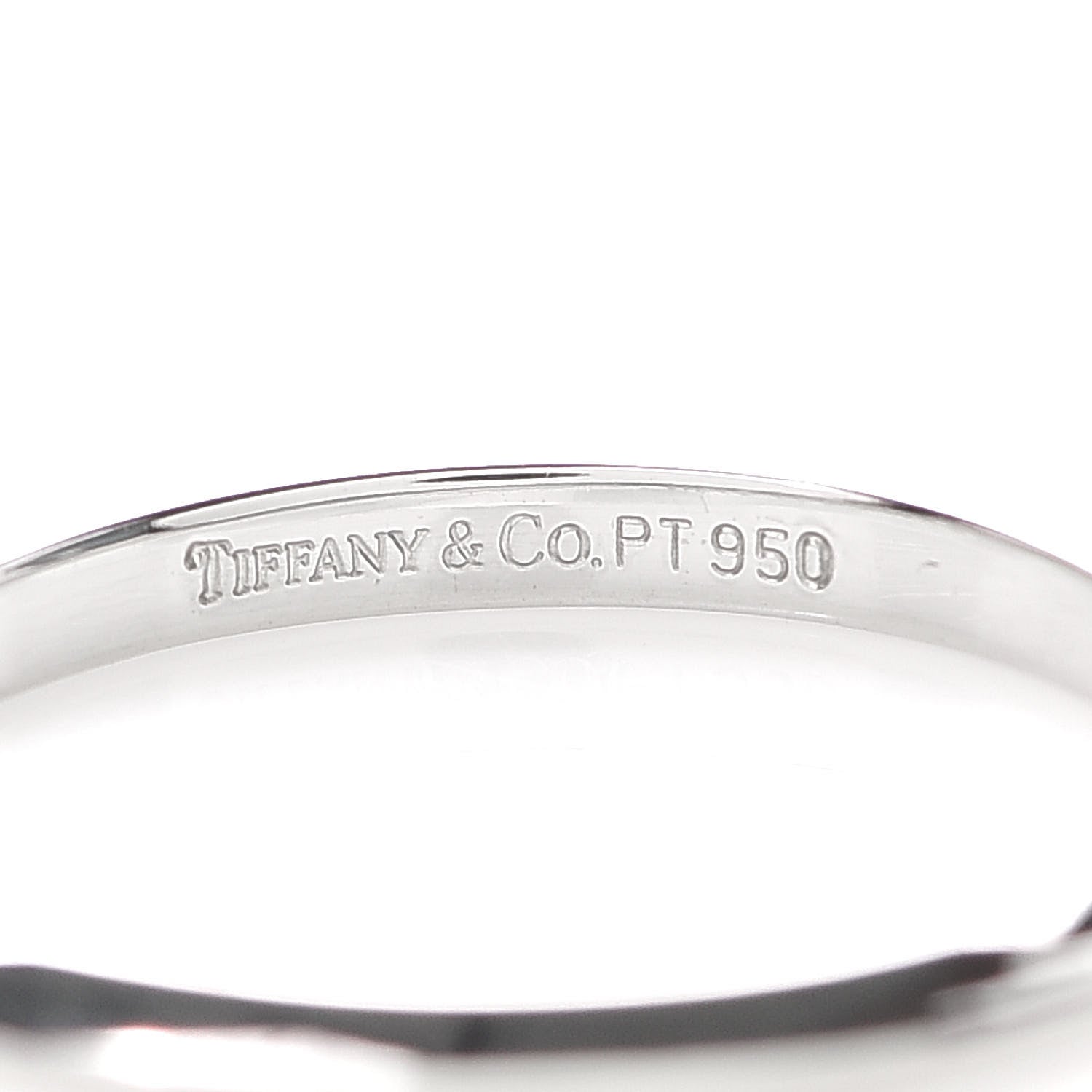 Tiffany Platinum 2mm Knife Edge Wedding Band Ring 52 6 4 of 5