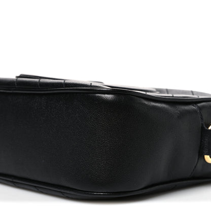 Gucci Sakai Be Green Calfskin Diagonal Stitched Small Blondie Shoulder Bag Black 10 of 10