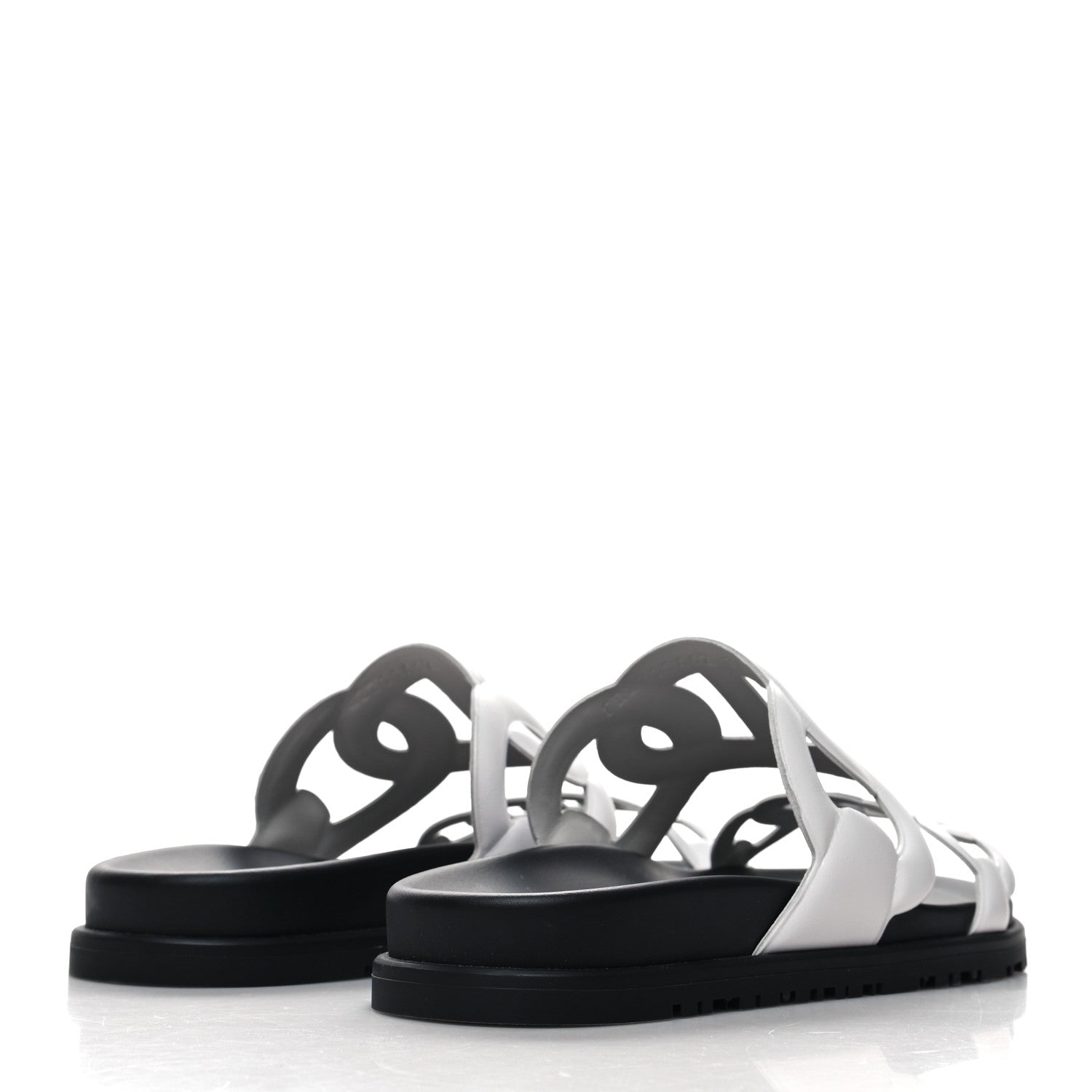 Hermes Nappa Womens Extra Sandals 36 White 4 of 9