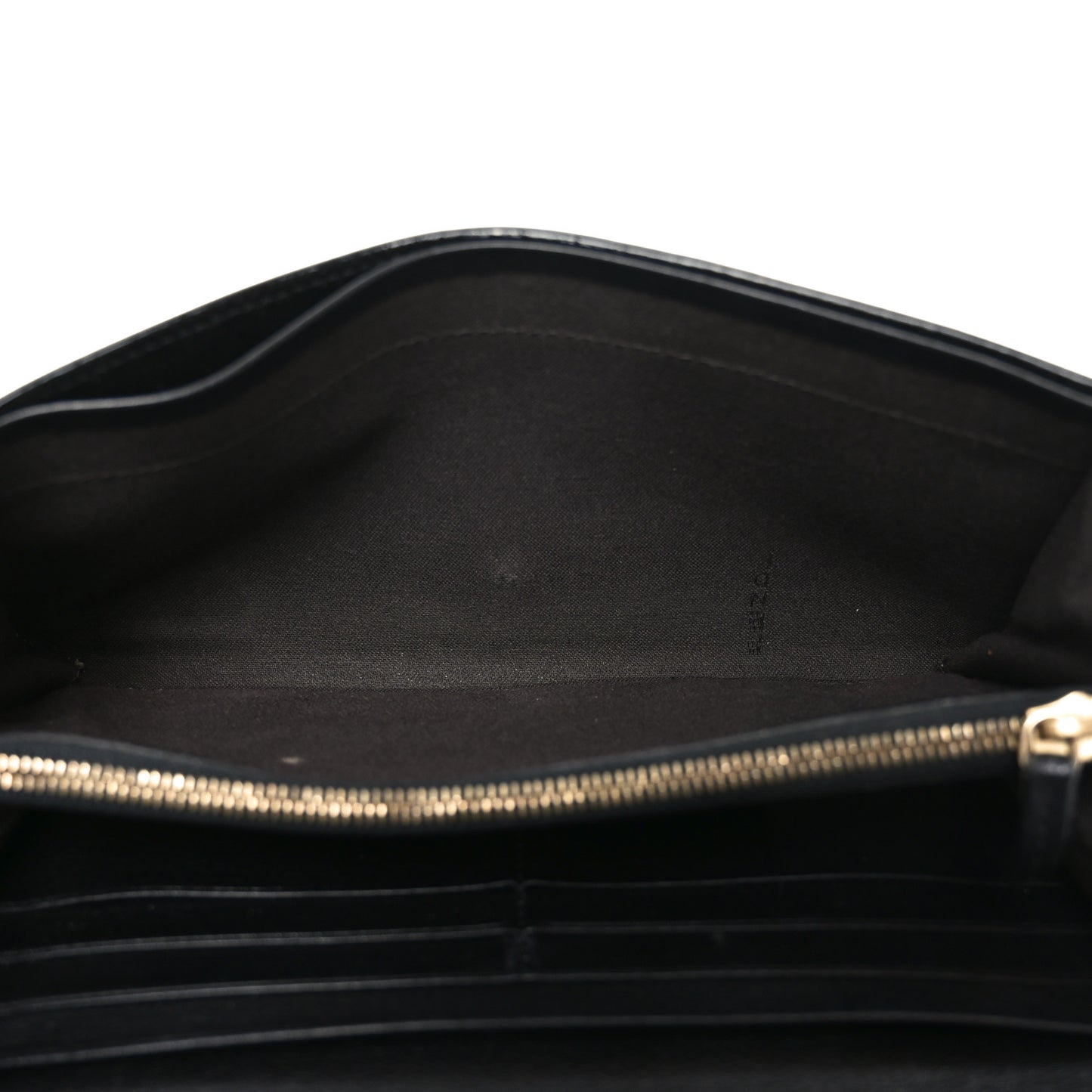 Patent Zucchino Continental Wallet Black