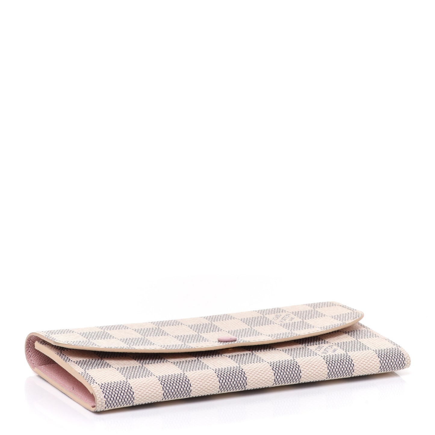Damier Azur Emilie Wallet Rose Ballerine