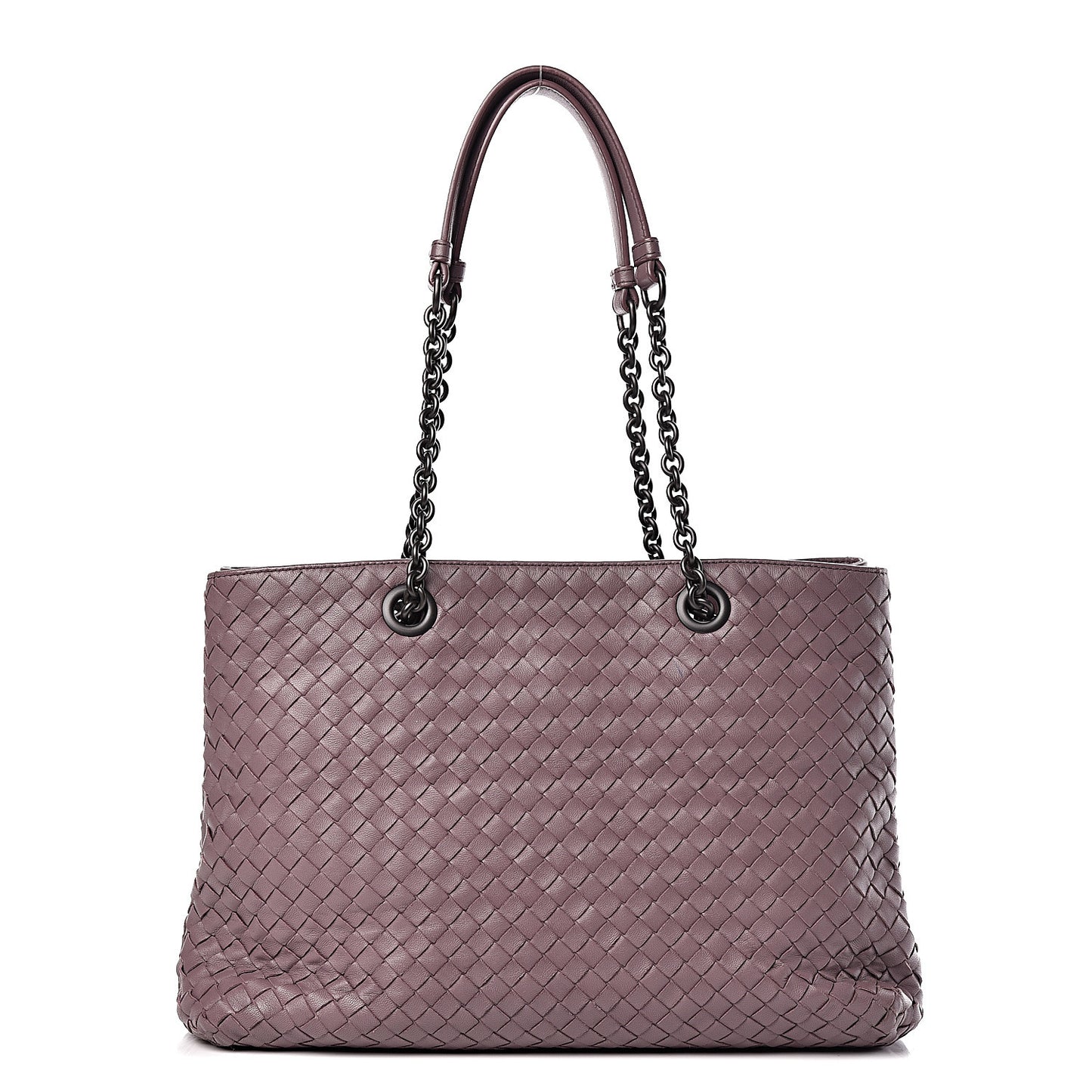 Nappa Intrecciato Medium Tote Violet