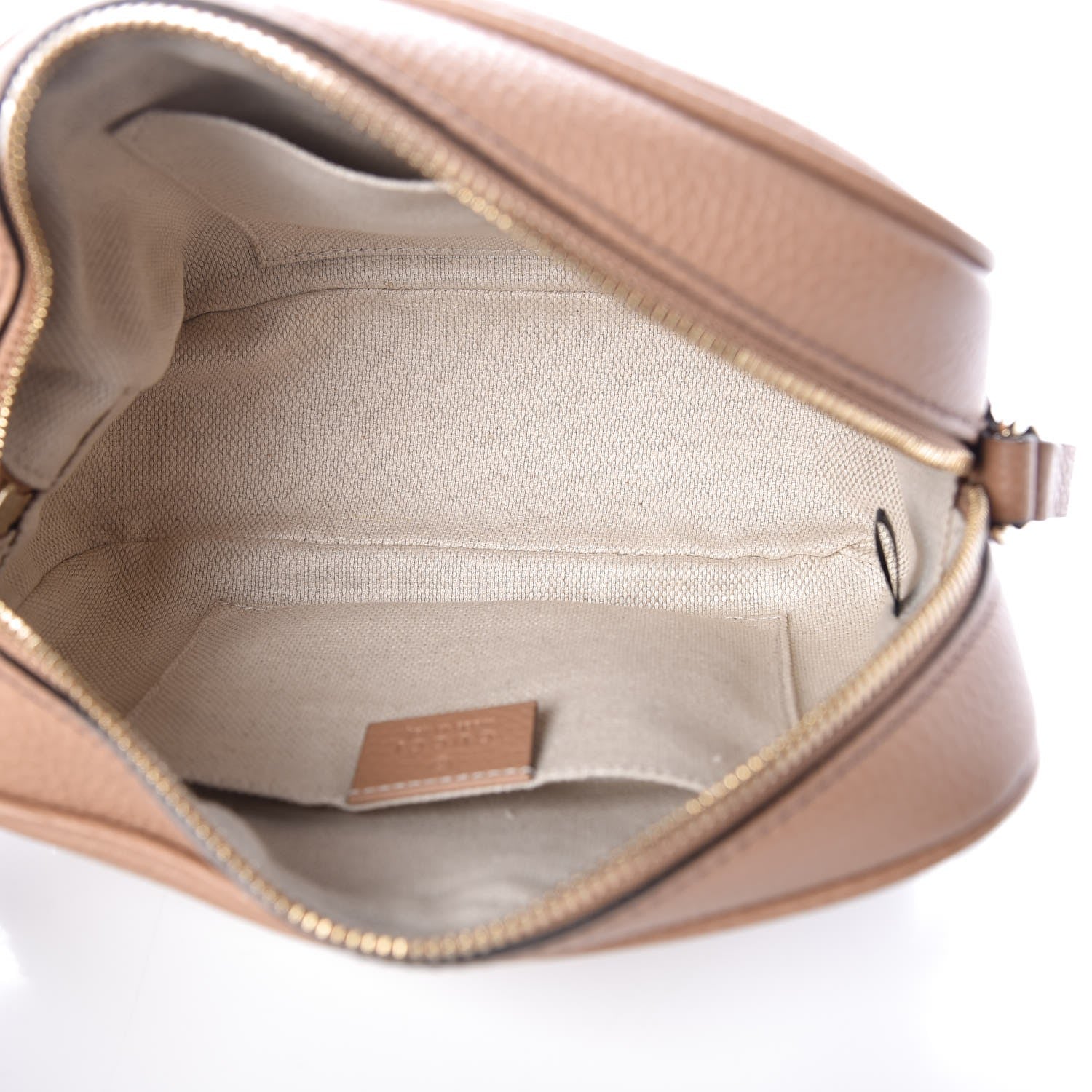 Gucci Pebbled Calfskin Small Soho Disco Bag Camelia 5 of 7