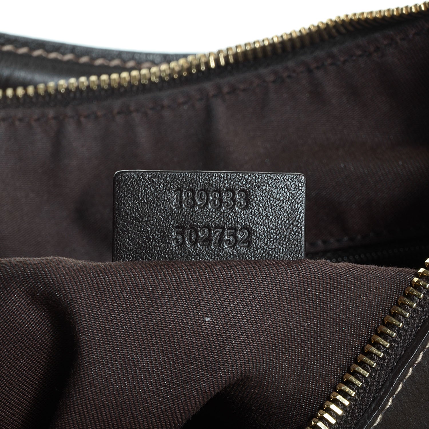 Gucci Monogram Large D Gold Hobo Dark Brown 7 of 7