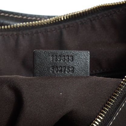 Gucci Monogram Large D Gold Hobo Dark Brown 7 of 7