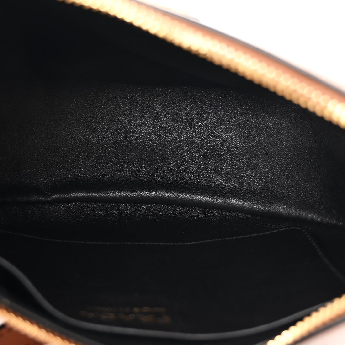 Soft Calfskin Arque Shoulder Bag Cognac