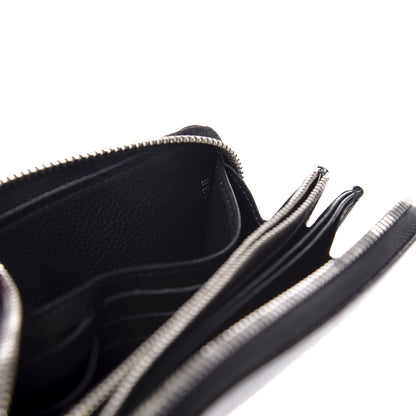Louis Vuitton Calfskin Zippy Lockme Wallet Black 7 of 8