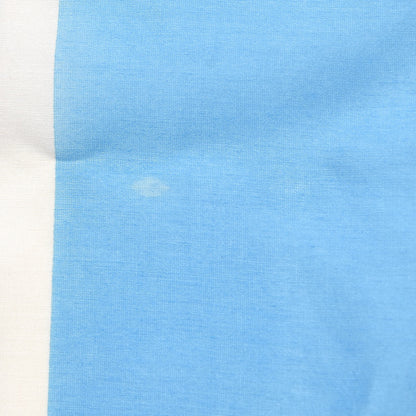 Chanel Silk Cotton Surf Square Scarf Blue 6 of 6