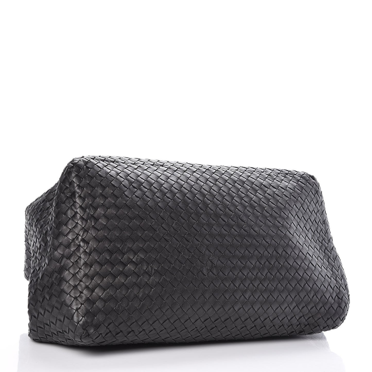 Nappa Intrecciato Large Seamless Tote Black