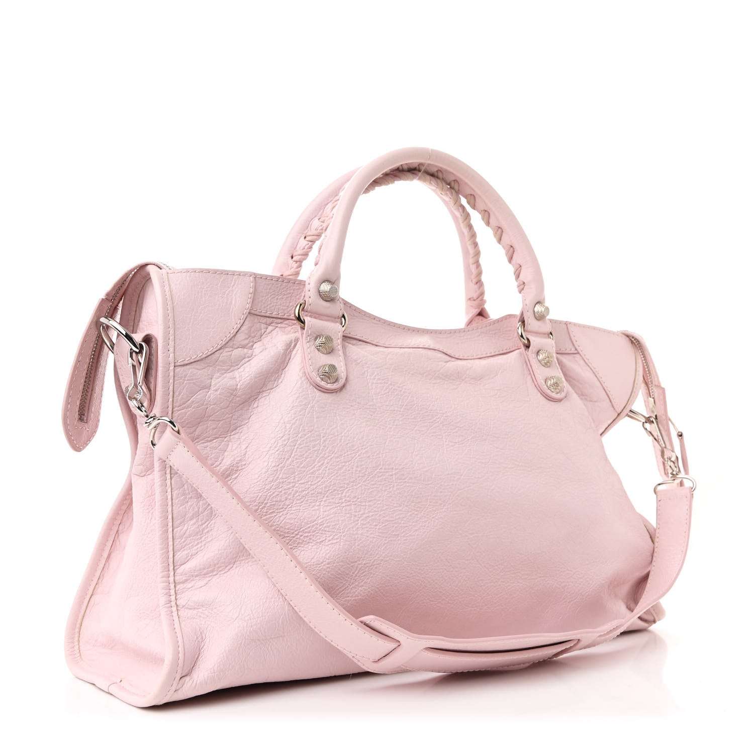 Balenciaga Agneau Giant 12 Silver Hardware City Rose Poudre Rose Petunia 4 of 11