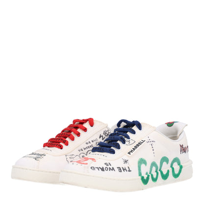 Chanel x Pharrell Williams Canvas Womens Sneakers 36 White Multicolor 4 of 10