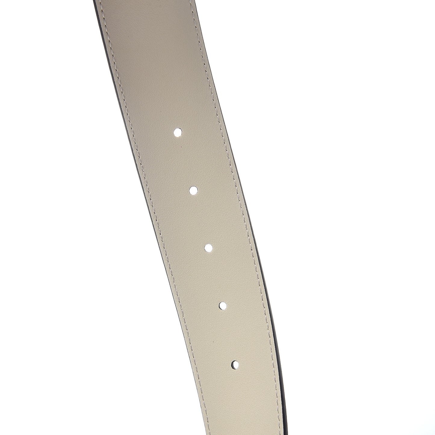 Calfskin Double G 40mm Belt 95 38 Mystic White