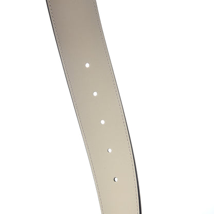 Gucci Calfskin Double G 40mm Belt 95 38 Mystic White 3 of 6