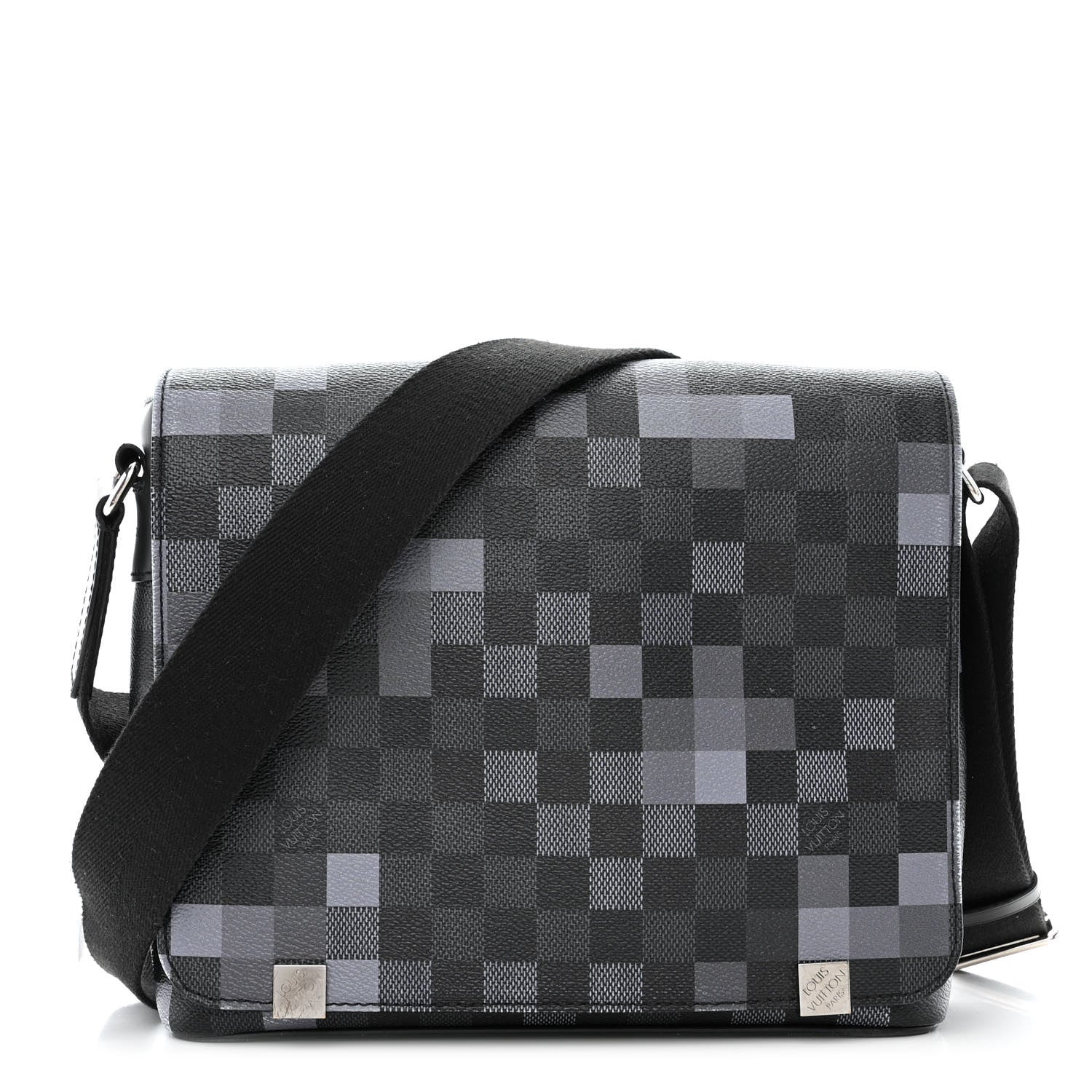 Louis Vuitton Damier Graphite Pixel District PM Gris 1 of 10