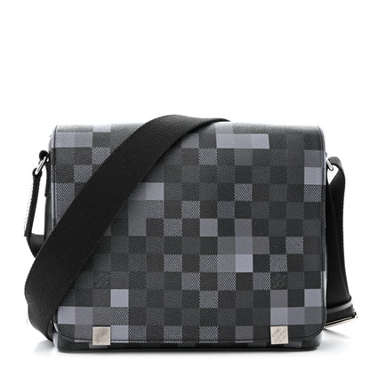 Louis Vuitton Damier Graphite Pixel District PM Gris 1 of 10