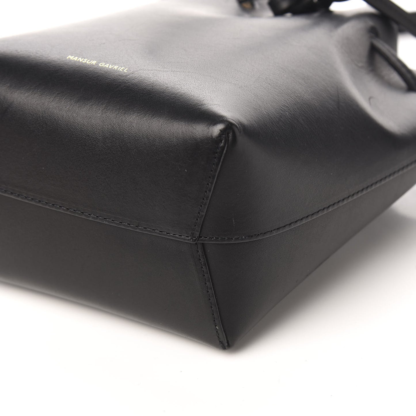 Calfskin Mini Mini Bucket Bag Black Royal