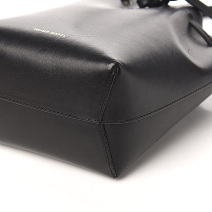 Mansur Gavriel Calfskin Mini Mini Bucket Bag Black Royal 8 of 9