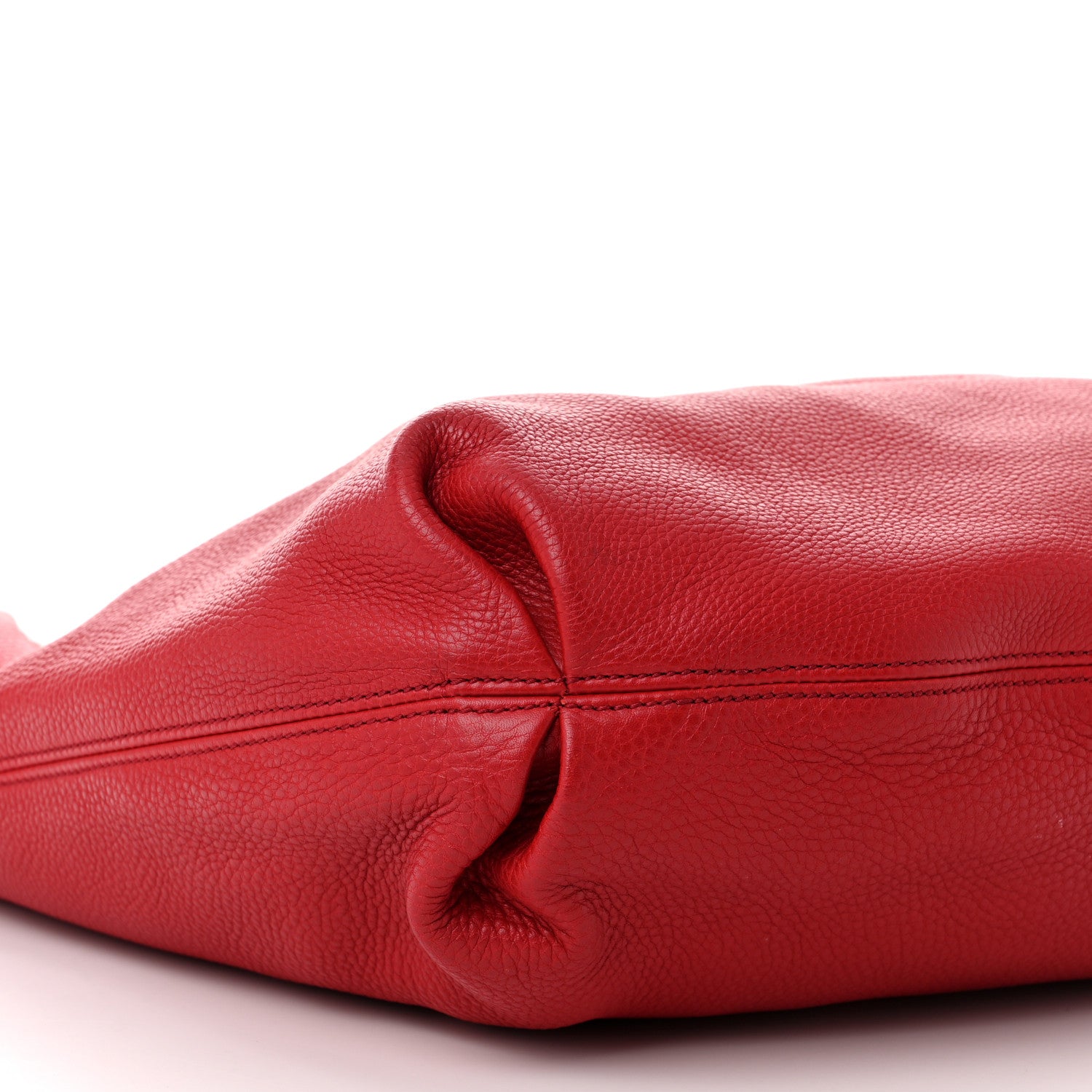 Gucci Pebbled Calfskin Soho Hobo Red 9 of 11