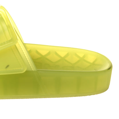 Balenciaga Technical Polyurethane Mallorca Slide Sandals 38 Fluo Yellow 6 of 7