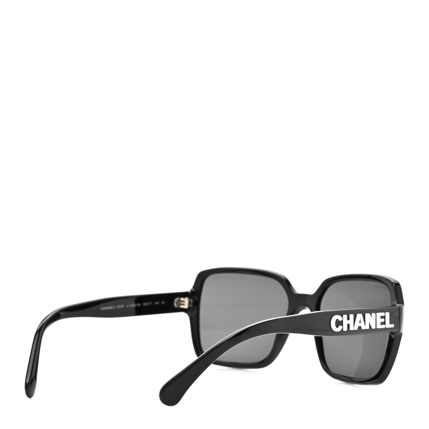Acetate Square Sunglasses 5408 Black