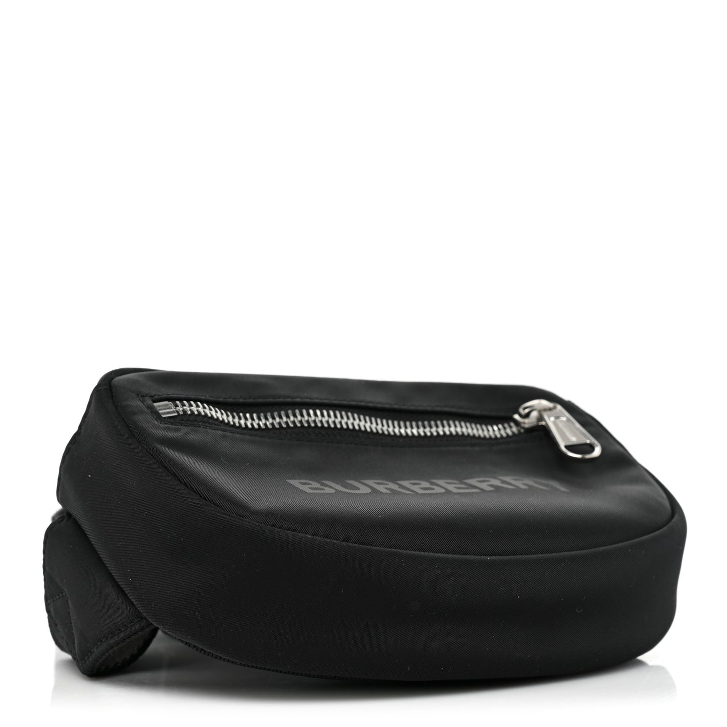 Econyl Logo Print Small Cannon Bum Bag Black