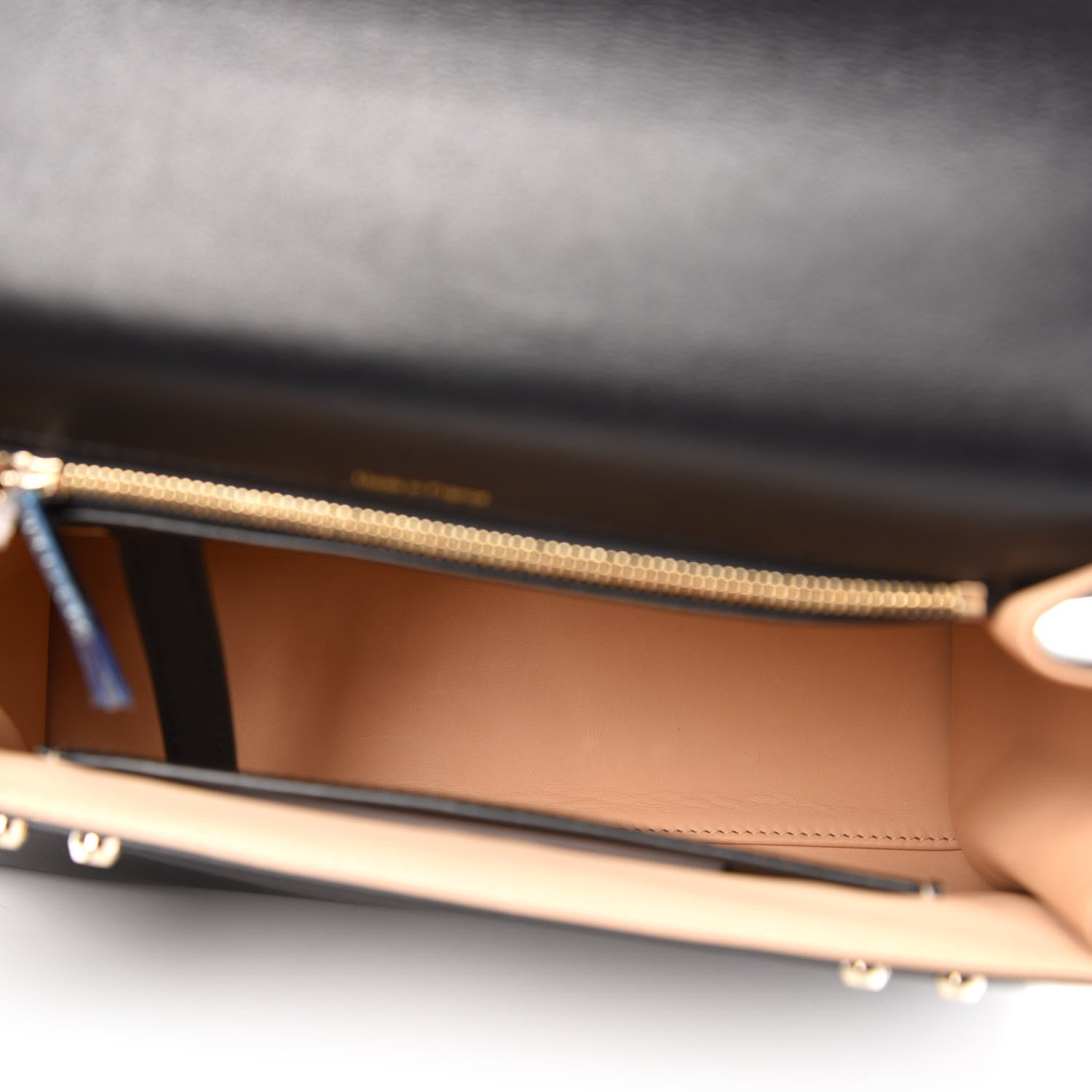 Delvaux Calfskin MM Tempete Satchel Black 7 of 13