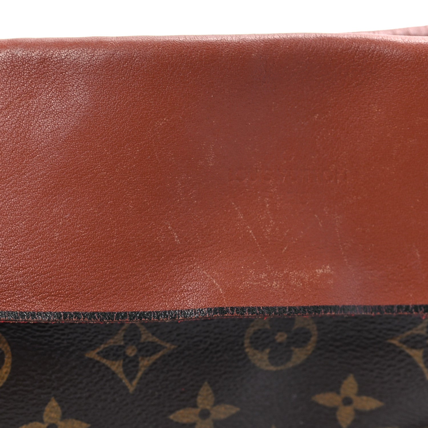 Louis Vuitton Monogram Tuileries Besace Caramel Rouge 7 of 12