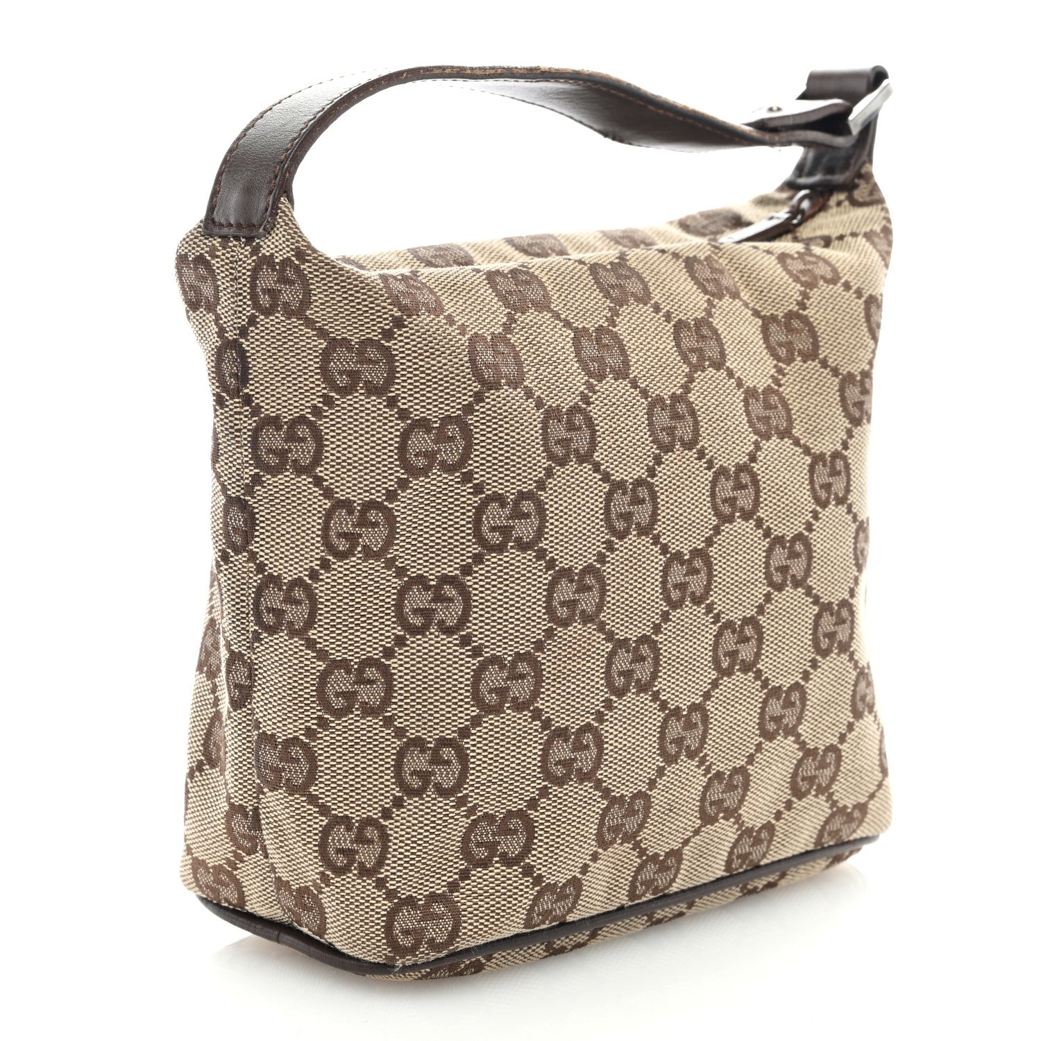 Gucci Monogram GG Pochette shoulder Bag Brown 3 of 9