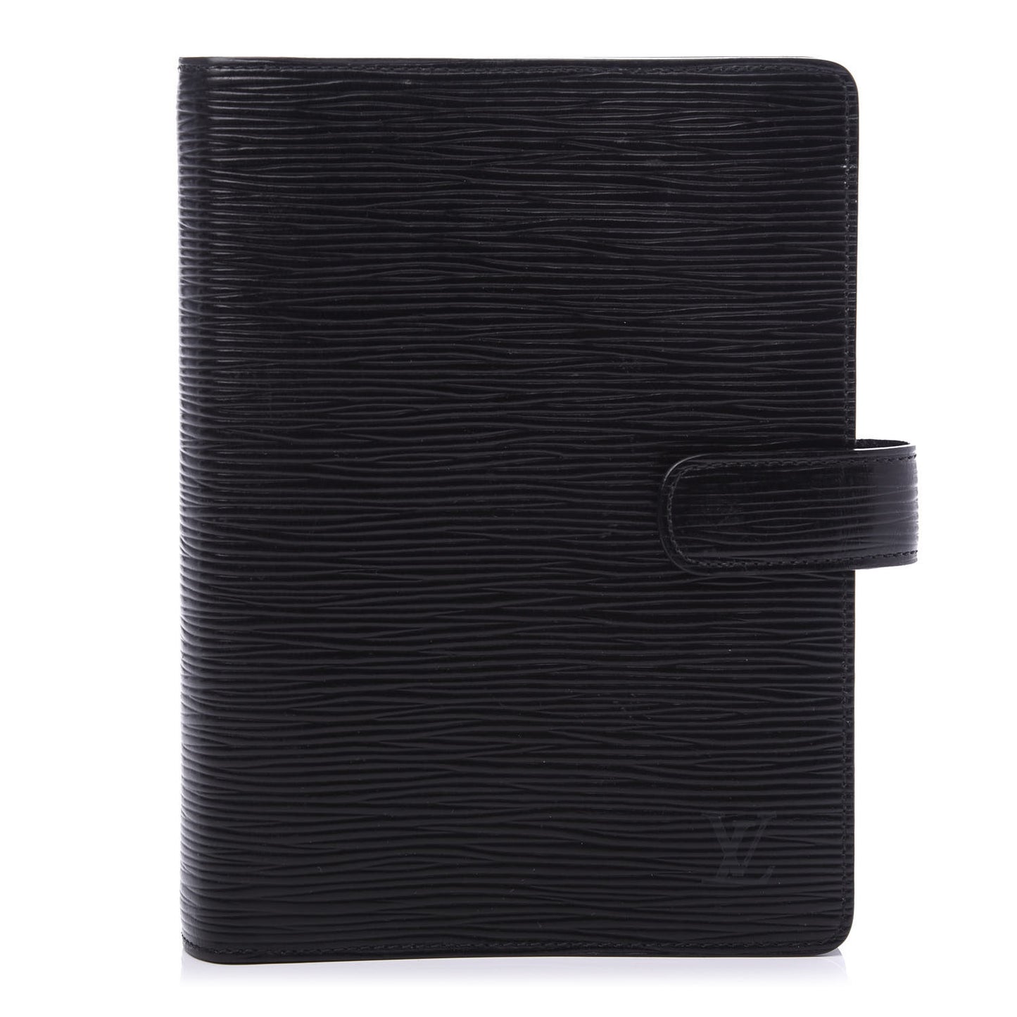 Epi Medium Ring Agenda Cover Black