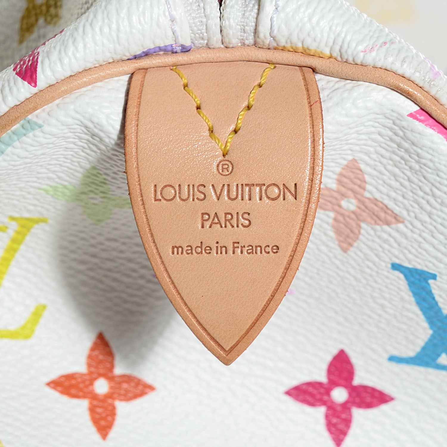 Louis Vuitton Monogram Multicolor Keepall 45 White 6 of 7