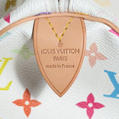 Louis Vuitton Monogram Multicolor Keepall 45 White 6 of 7