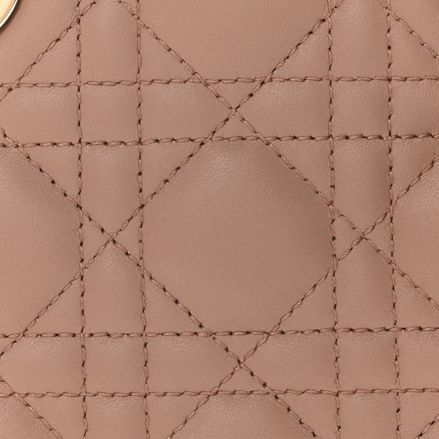Christian Dior Lambskin Cannage Mini Lady Dior Blush 7 of 9