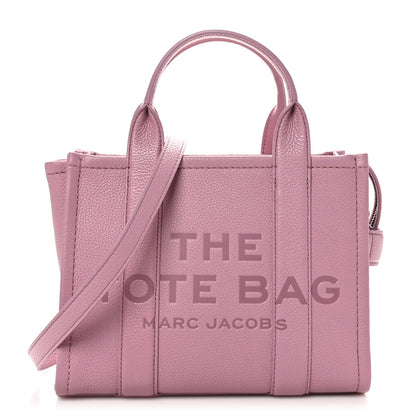 Marc Jacobs Grained Calfskin Small The Tote Bag Lilas 1 of 9