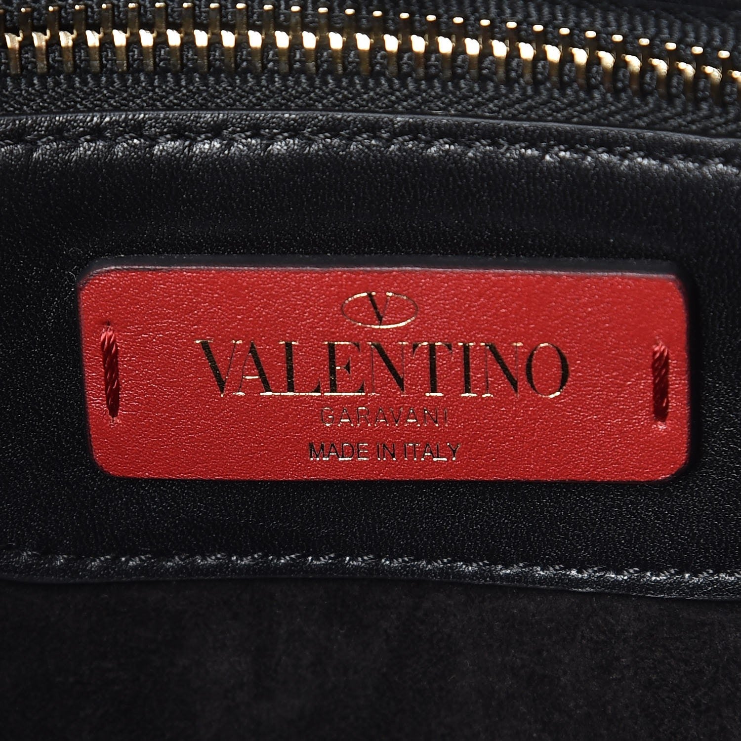 Valentino Garavani Calfskin Small Rockstud Demilune Double Handle Satchel Black 7 of 9