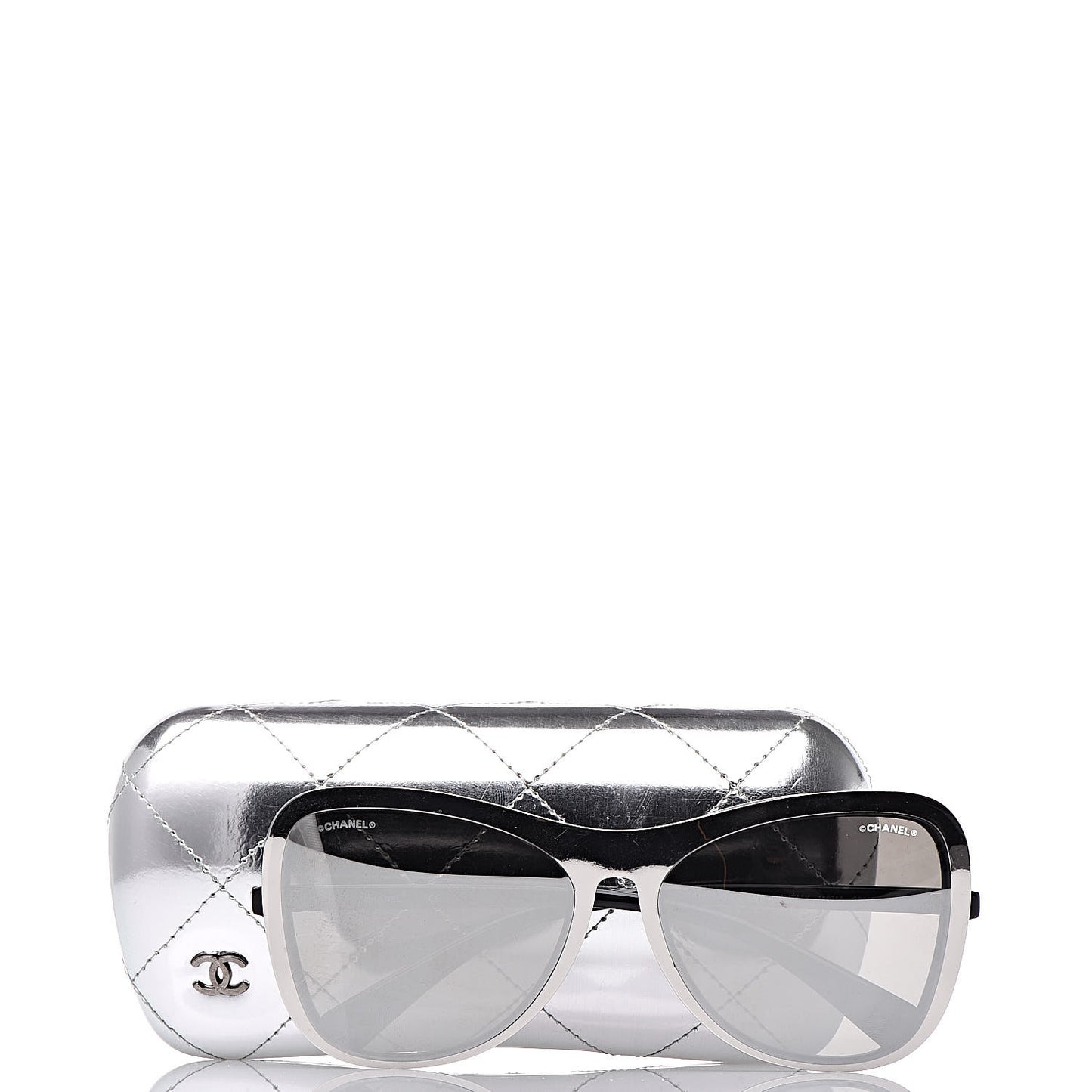 Clip On Sunglasses 71231A Black Mirror Grey