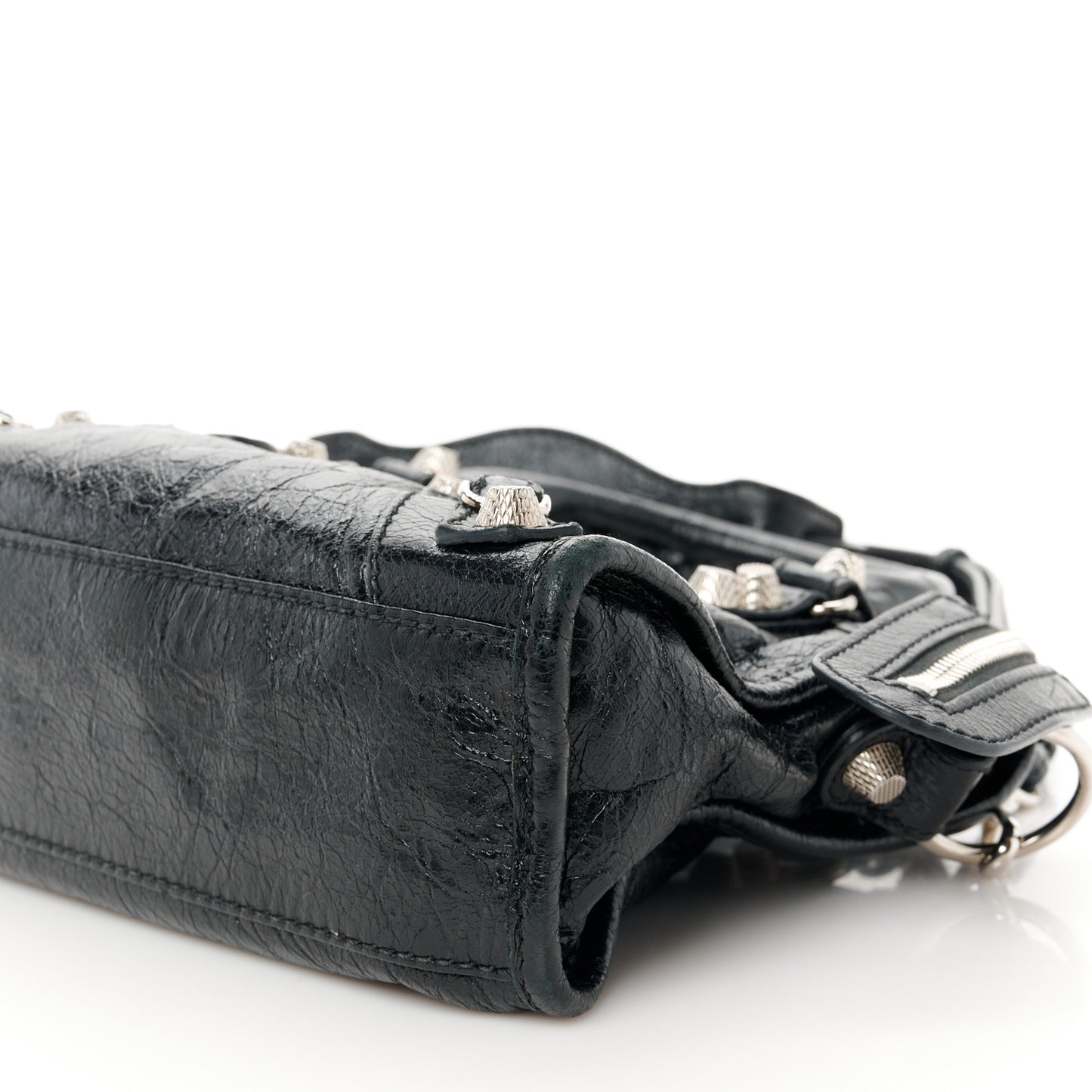Agneau Giant 12 Silver Hardware Mini City Black