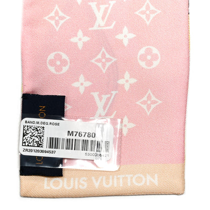 Louis Vuitton Silk Monogram Gradient By The Pool Bandeau Pink 3 of 3