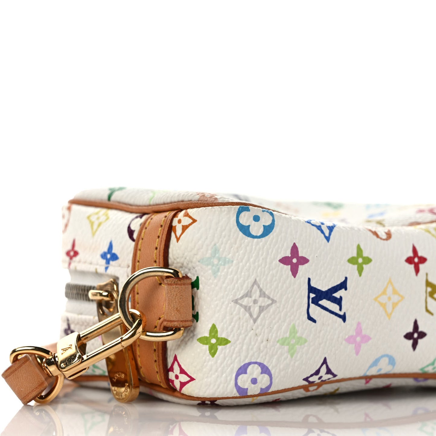 Monogram Multicolor Trousse Wapity White