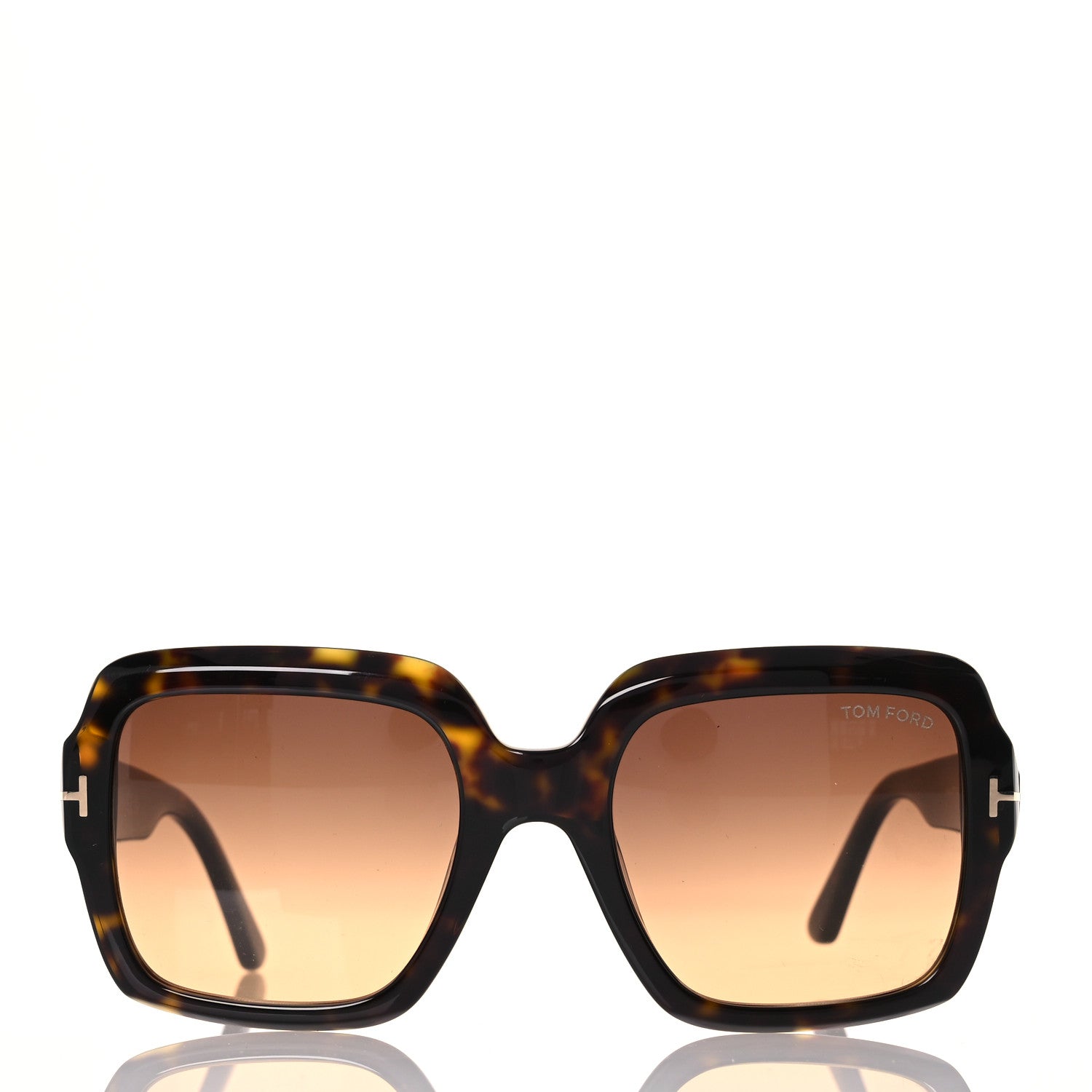 Tom Ford Acetate Kaya Square Sunglasses TF1082 Dark Havana 2 of 8