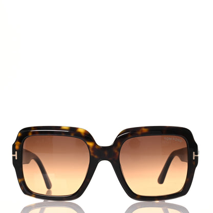 Tom Ford Acetate Kaya Square Sunglasses TF1082 Dark Havana 2 of 8