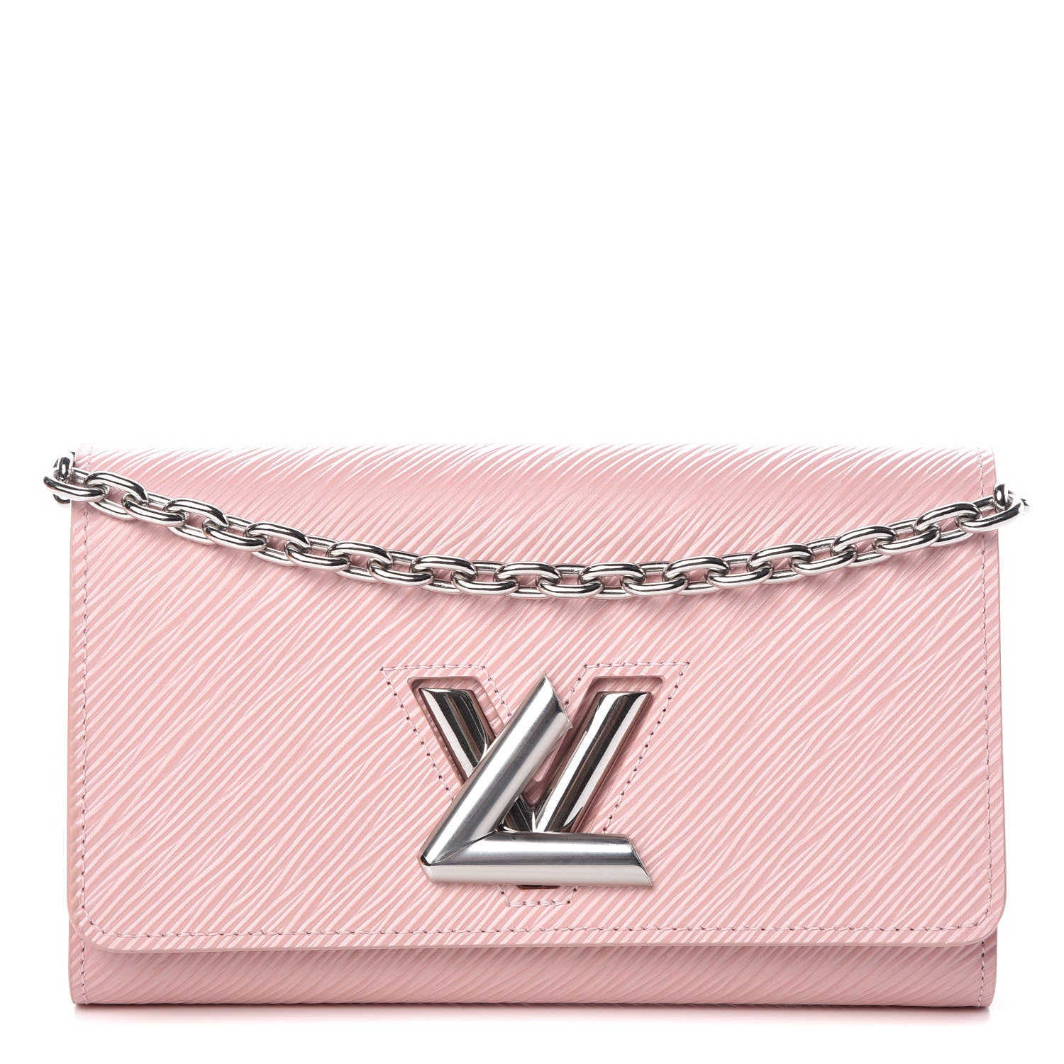 Louis Vuitton Epi Twist Chain Wallet Rose Ballerine 1 of 9