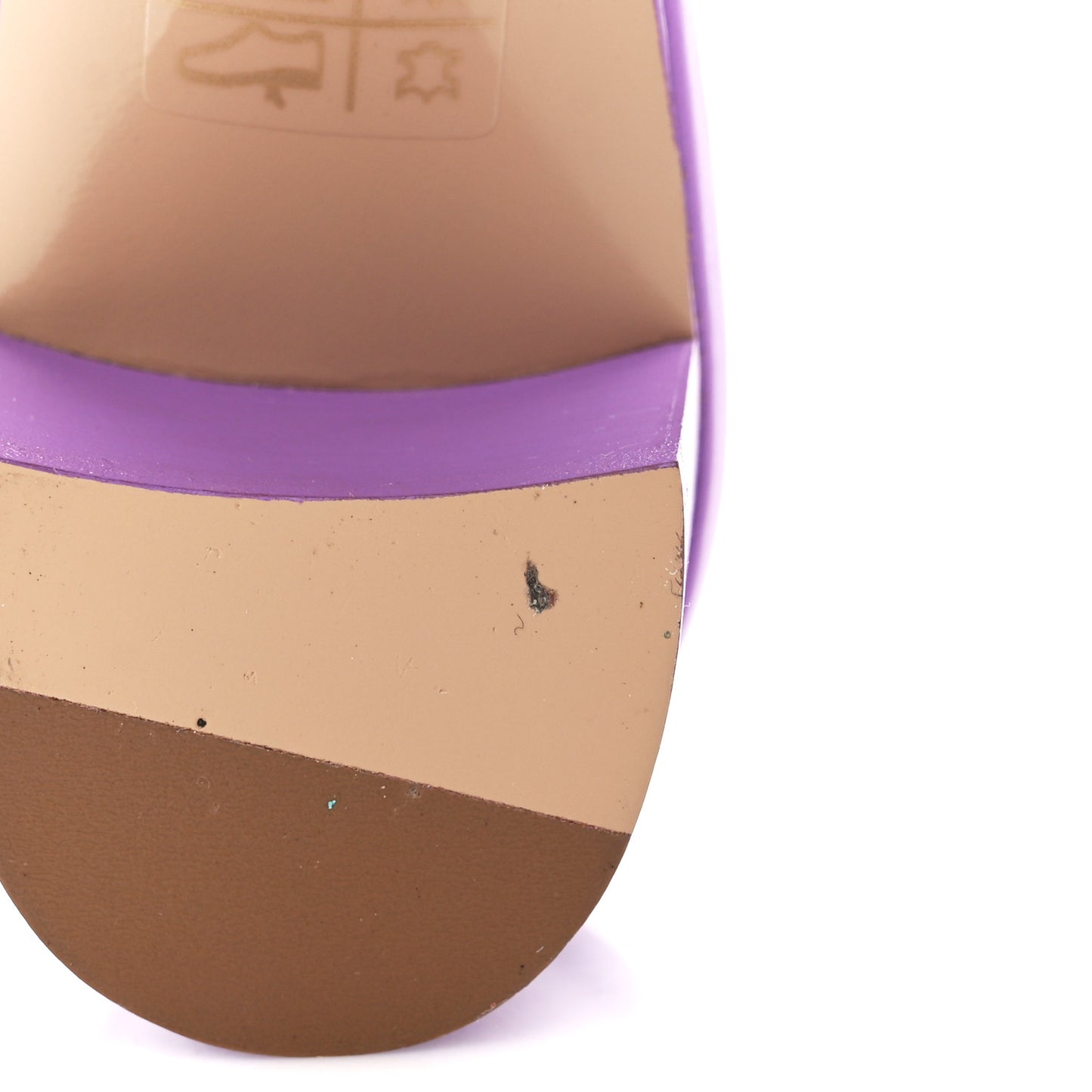 Calfskin Oasis Sandals 38 Violet