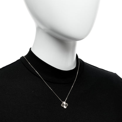 Van Cleef & Arpels 18K Yellow Gold Guilloche Vintage Alhambra Pendant Necklace 2 of 6