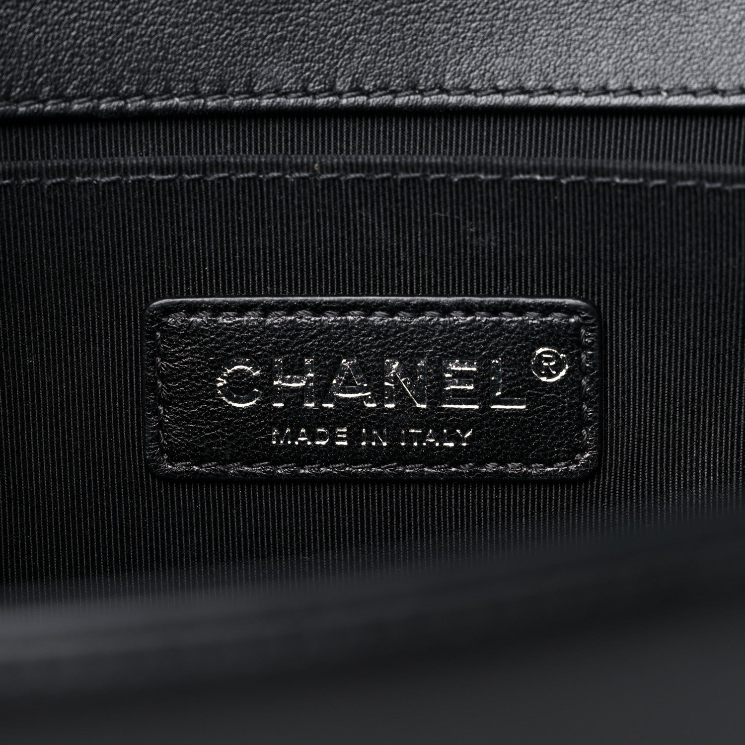 Chanel Lambskin Quilted Medium Boy Flap Black 5 of 12