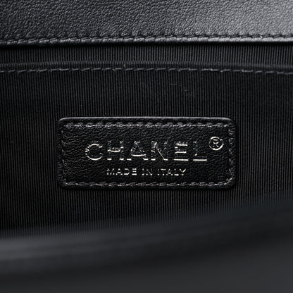 Chanel Lambskin Quilted Medium Boy Flap Black 5 of 12