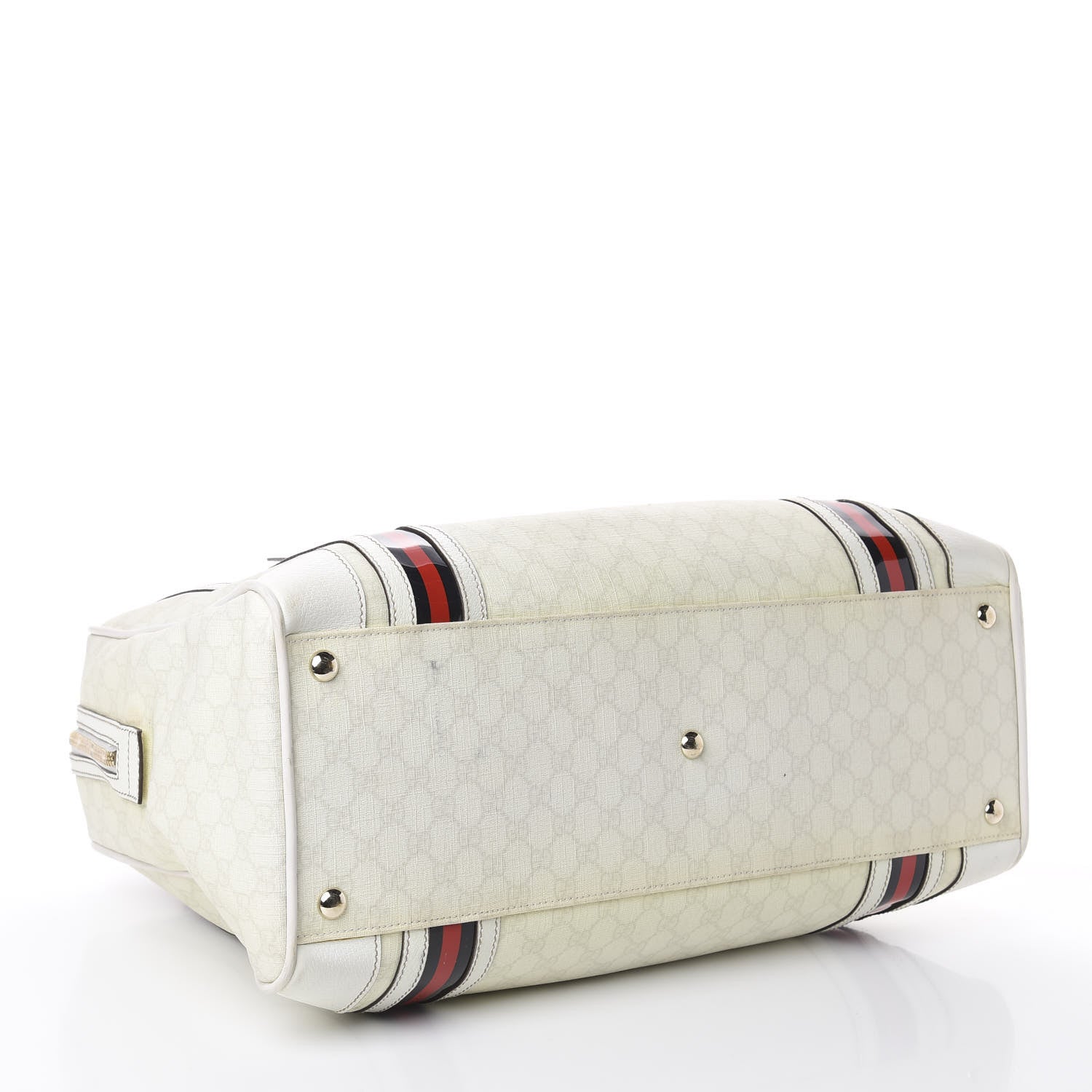 Gucci GG Plus Monogram Duffle Bag White 3 of 8