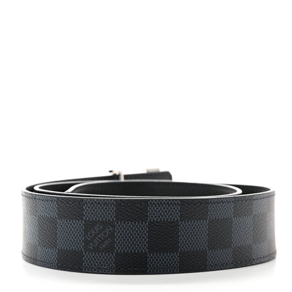 Louis Vuitton Damier Graphite 40mm LV Initiales Belt 85 34 2 of 5