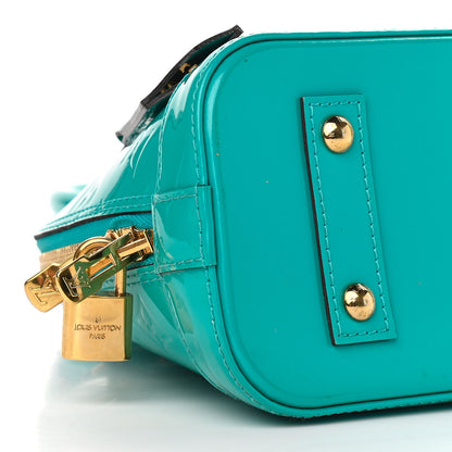 Louis Vuitton Vernis Alma BB Turquoise 9 of 12