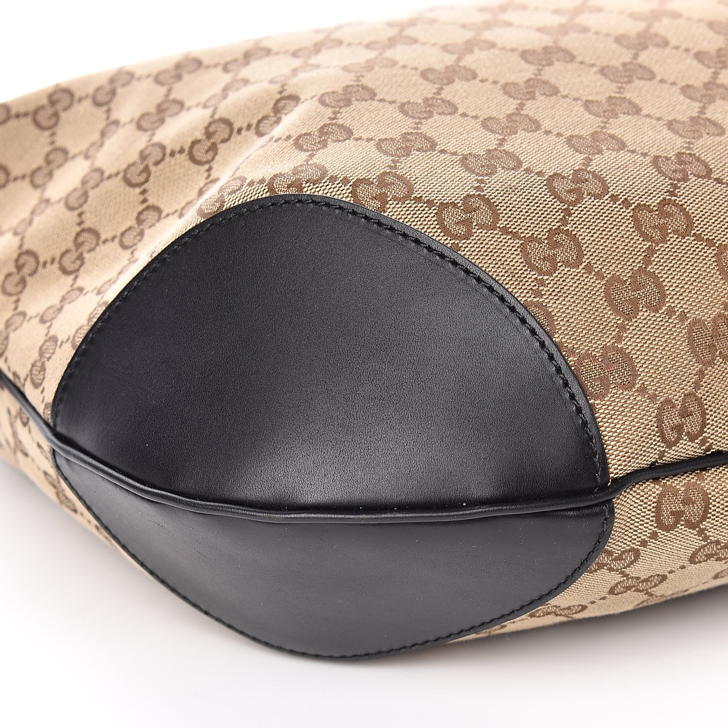 Gucci Monogram Medium Patti Stud Hobo Black 8 of 10