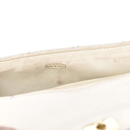 Chanel Lambskin Quilted Flap Waist Belt Bag White 8 of 14